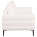 Jessel 2 - piece Chenille Upholstered Sofa Set Ivory - Walo Furniture