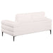 Jessel 2 - piece Chenille Upholstered Sofa Set Ivory - Walo Furniture