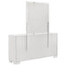 Jessica 6 - drawer Dresser with Mirror Cream White - Walo Furniture