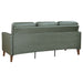 Jonah 2 - piece Upholstered Track Arm Sofa Set Green - Walo Furniture