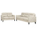 Jonah 2 - piece Upholstered Track Arm Sofa Set Ivory - Walo Furniture