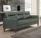 Jonah Upholstered Track Arm Sofa Green - Walo Furniture