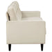 Jonah Upholstered Track Arm Sofa Ivory - Walo Furniture