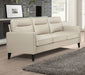 Jonah Upholstered Track Arm Sofa Ivory - Walo Furniture