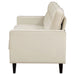 Jonah Upholstered Track Arm Sofa Ivory - Walo Furniture