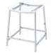 Jovani Acrylic Backless Counter Stool Chrome (Set of 2) - Walo Furniture