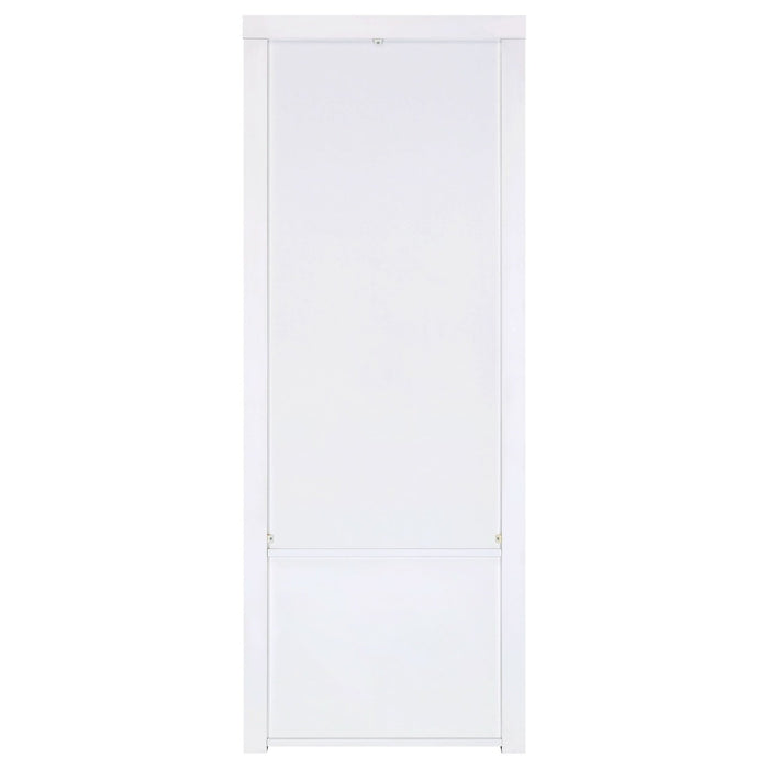 Jude 3 - shelf Engineered Wood Media Tower High Gloss White - Walo Furniture