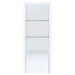 Jude 3 - shelf Engineered Wood Media Tower High Gloss White - Walo Furniture