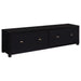 Jupiter 3 - piece Entertainment Center 79 - inch TV Stand Black - Walo Furniture