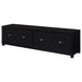 Jupiter 3 - piece Entertainment Center 79 - inch TV Stand Black - Walo Furniture