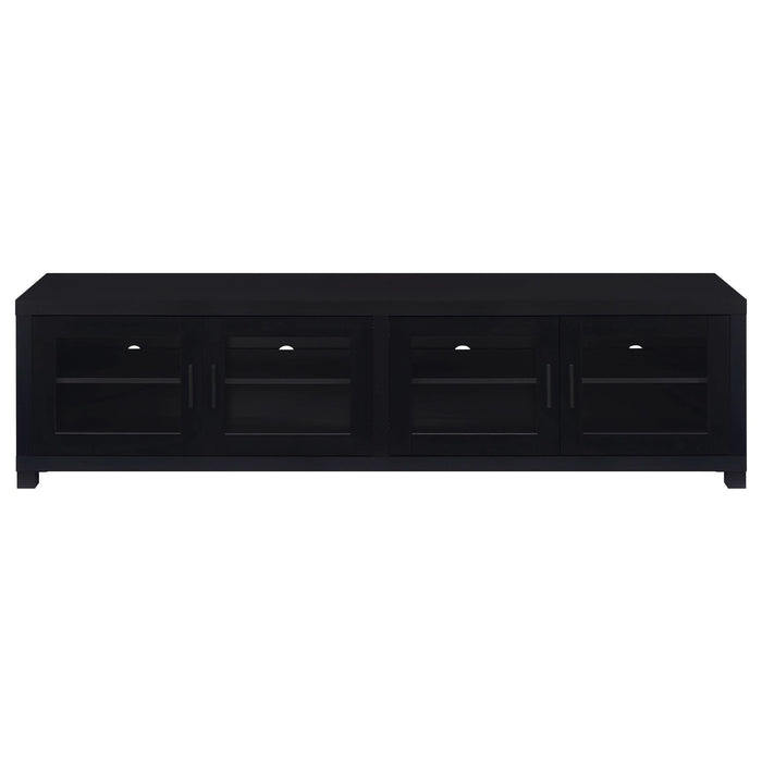 Jupiter 3 - piece Entertainment Center 79 - inch TV Stand Black - Walo Furniture