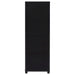 Jupiter 3 - shelf Engineered Wood Media Tower Black - Walo Furniture