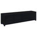 Jupiter 4 - door Engineered Wood 79 - inch TV Stand Black - Walo Furniture