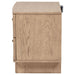 Kailani 2 - drawer Nightstand Bedside Table Beige Oak - Walo Furniture