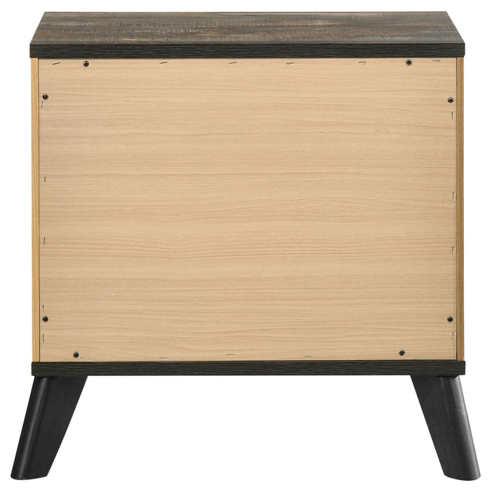 Kaywood 2 - drawer Nightstand Bedside Table Natural Pine - Walo Furniture