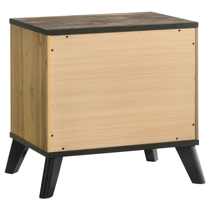 Kaywood 2 - drawer Nightstand Bedside Table Natural Pine - Walo Furniture