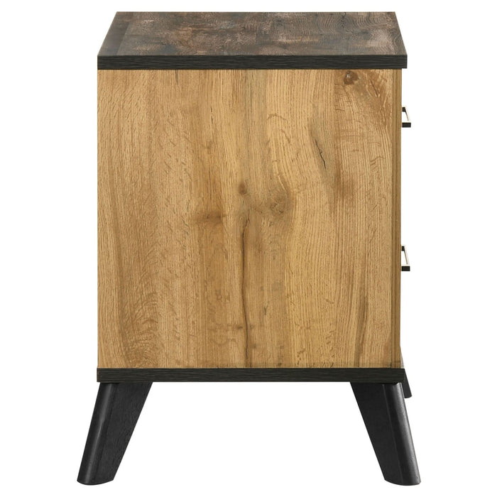 Kaywood 2 - drawer Nightstand Bedside Table Natural Pine - Walo Furniture