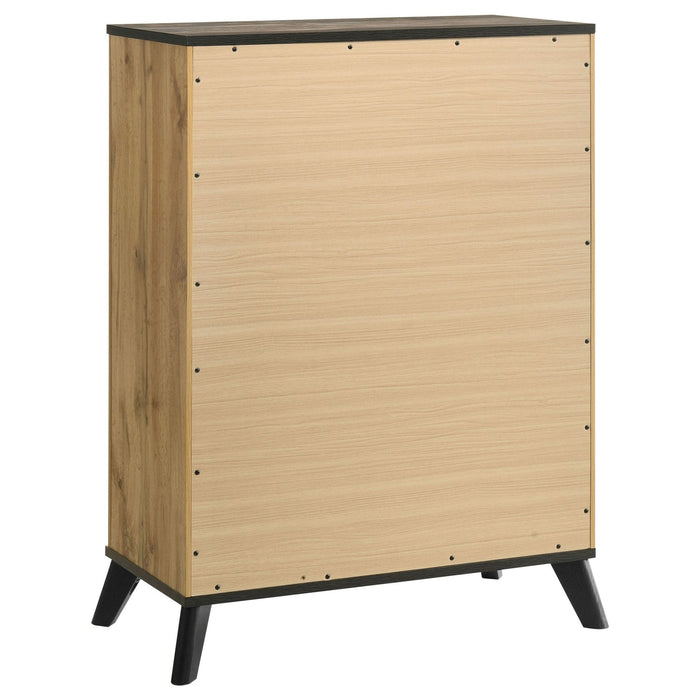 Kaywood 4 - drawer Bedroom Chest of Drawers Natural Pine - Walo Furniture