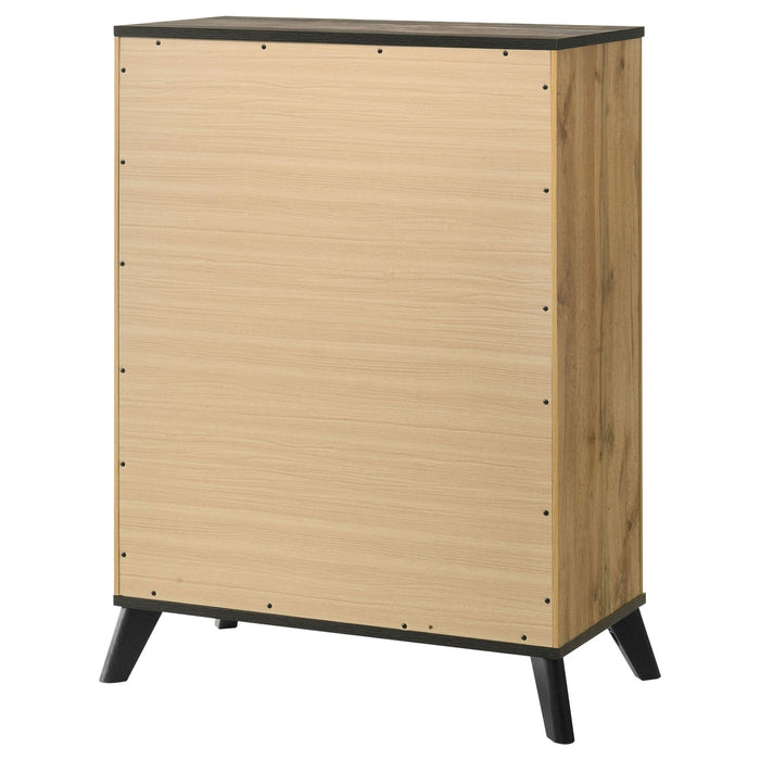 Kaywood 4 - drawer Bedroom Chest of Drawers Natural Pine - Walo Furniture