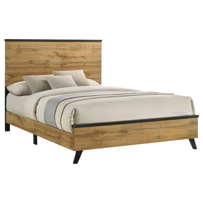 Kaywood 52 - inch Full Panel Bed Natural Pine - Walo Furniture