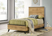 Kaywood 52 - inch Twin Panel Bed Natural Pine - Walo Furniture