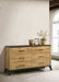 Kaywood 6 - drawer Dresser Cabinet Natural Pine - Walo Furniture