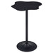 Keanu Curved 29 - inch Cloud - Shaped Bistro Bar Table Black - Walo Furniture