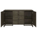 Kelly 3 - drawer Storage Dining Sideboard Buffet Dark Grey - Walo Furniture