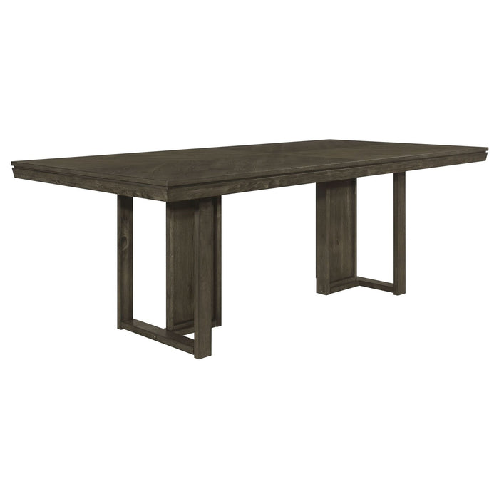 Kelly 5 - piece Rectangular Dining Table Set Dark Grey - Walo Furniture