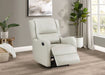 Kelsey Upholstered English Arm Recliner Chair Ivory - Walo Furniture