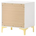 Kendall 2 - drawer Nightstand White - Walo Furniture