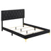 Kendall 4 - piece California King Bedroom Set Black - Walo Furniture