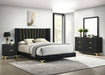 Kendall 4 - piece Eastern King Bedroom Set Black - Walo Furniture