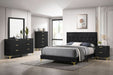 Kendall 5 - drawer Bedroom Chest Black - Walo Furniture