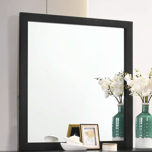 Kendall Dresser Mirror Black - Walo Furniture