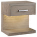 Kenora 1 - drawer Nightstand Bedside Table Barley Brown - Walo Furniture