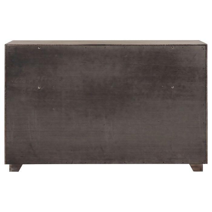 Kenora 6 - drawer Dresser Barley Brown - Walo Furniture