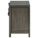 Kieran 2 - drawer Nightstand Grey - Walo Furniture