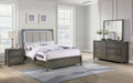 Kieran 4 - piece California King Bedroom Set Grey - Walo Furniture