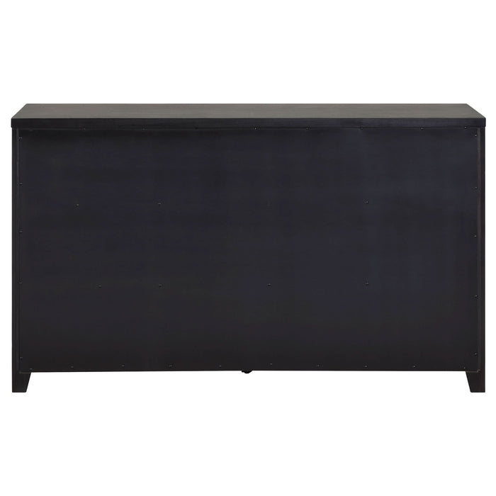 Kieran 6 - drawer Dresser Grey - Walo Furniture