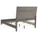 Kieran Wood California King LED Panel Bed Grey - Walo Furniture