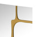 Kimberly 32 x 47 Inch Kintsugi Style Wall Mirror Gold - Walo Furniture