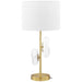 Kingsley 30 - inch Drum Shade Table Lamp Gold (Set of 2) - Walo Furniture