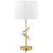 Kingsley 30 - inch Drum Shade Table Lamp Gold (Set of 2) - Walo Furniture