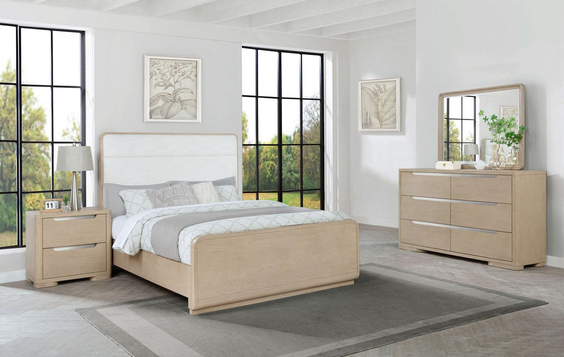 Ladera 4 - piece California King Bedroom Set Light Elm - Walo Furniture