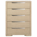 Ladera 5 - drawer Bedroom Chest of Drawers Light Elm - Walo Furniture