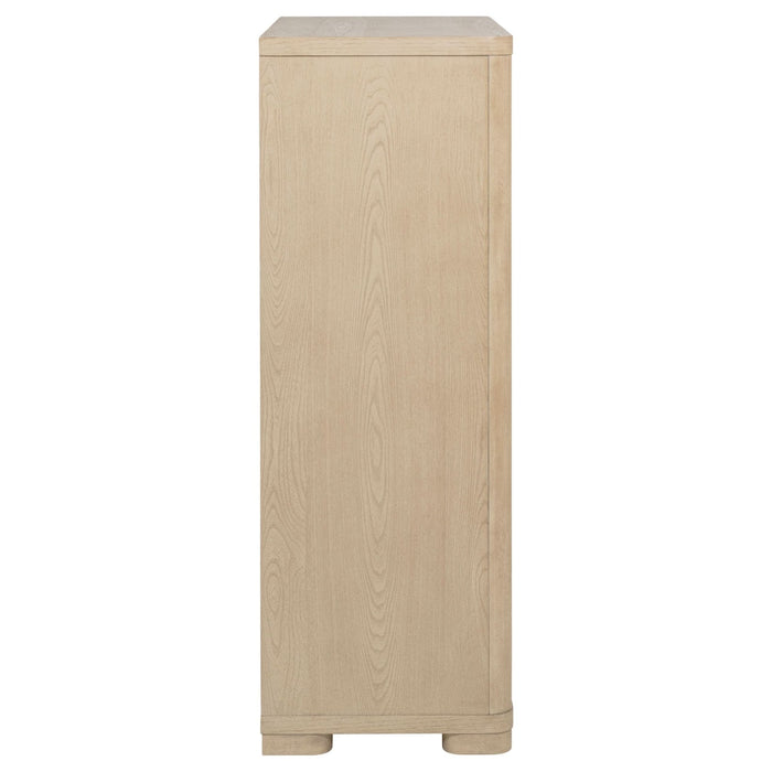 Ladera 5 - drawer Bedroom Chest of Drawers Light Elm - Walo Furniture