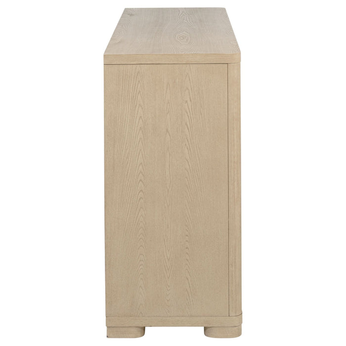 Ladera 6 - drawer Bedroom Dresser Light Elm - Walo Furniture