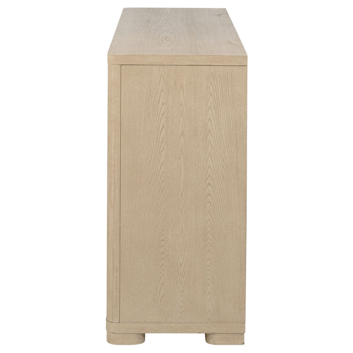 Ladera 6 - drawer Bedroom Dresser Light Elm - Walo Furniture