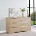 Ladera 6 - drawer Bedroom Dresser Light Elm - Walo Furniture